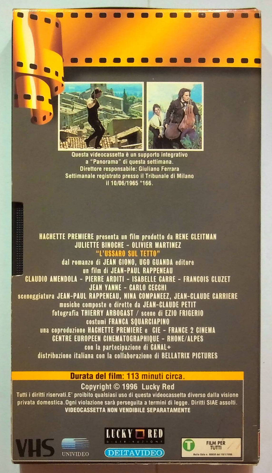 EBOND L'ussaro Sul Tetto Editoriale VHS VH000010