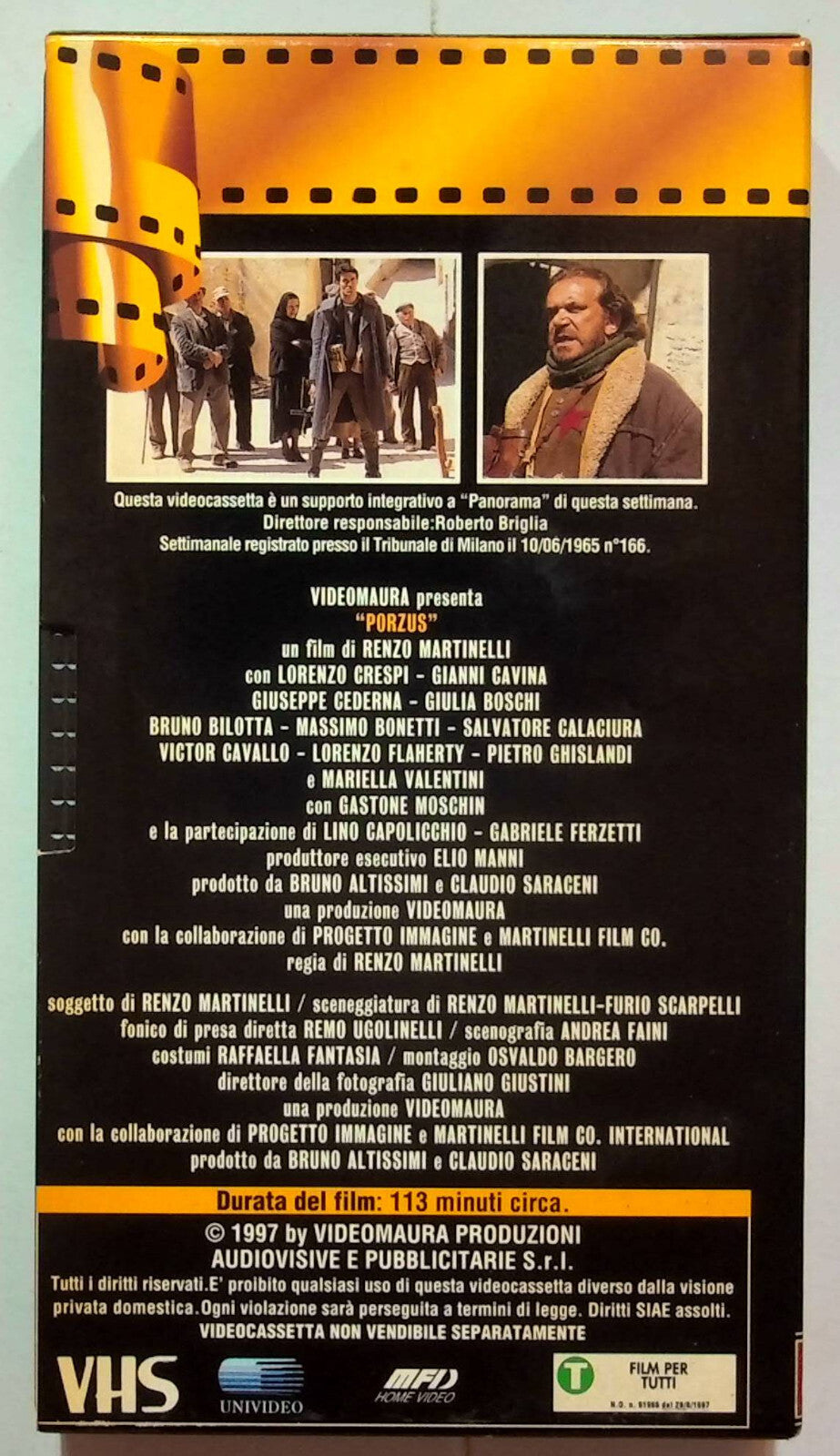 EBOND Porzus Editoriale VHS VH000019