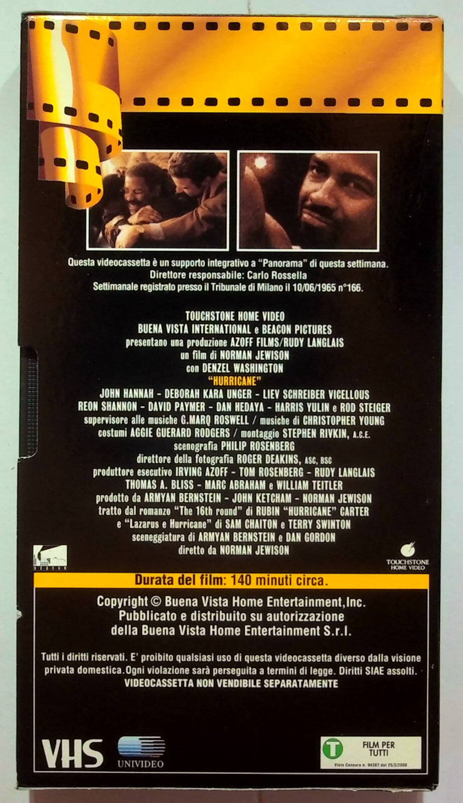 EBOND Hurricane (1999) Editoriale VHS VH000022