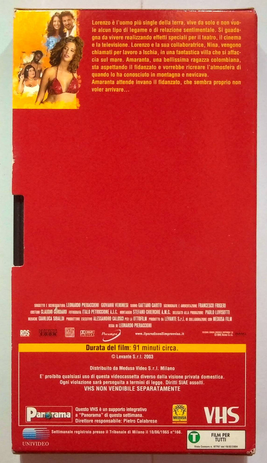 EBOND Il Paradiso All'improvviso Editoriale VHS VH000023