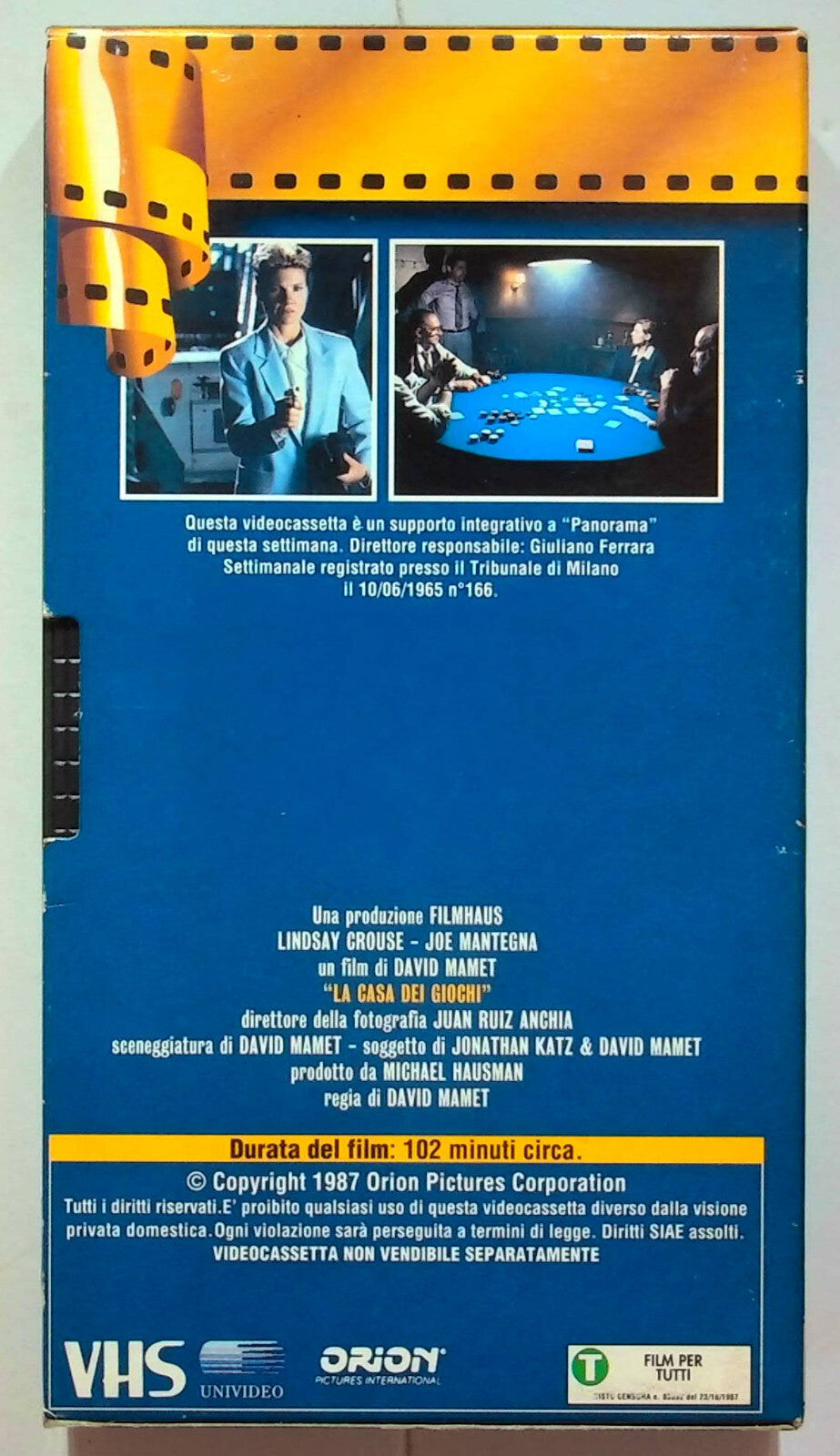 EBOND La Casa Dei Giochi Editoriale VHS VH000056