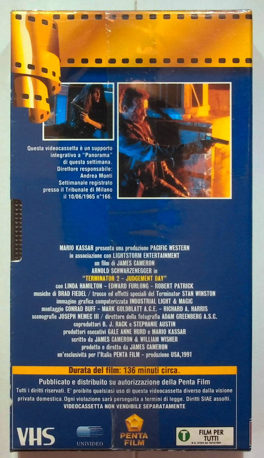EBOND Terminator 2 Il Giorno Del Giudizio Editoriale VHS VH000080