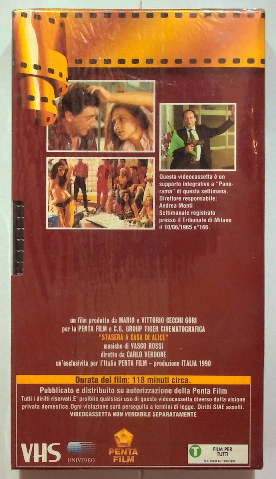 EBOND Stasera A Casa Di Alice Editoriale VHS VH000082