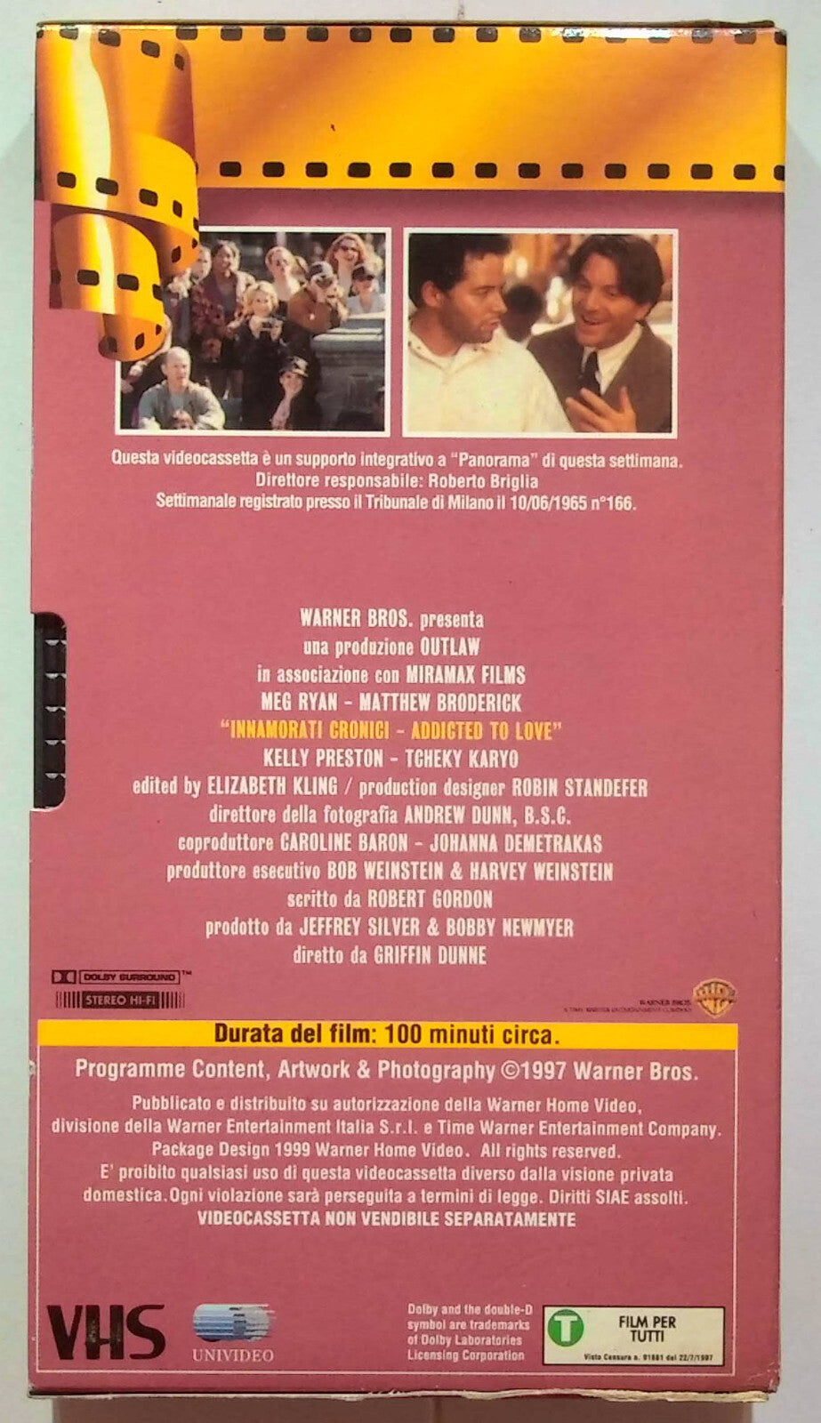 EBOND Innamorati Cronici Editoriale VHS VH000116