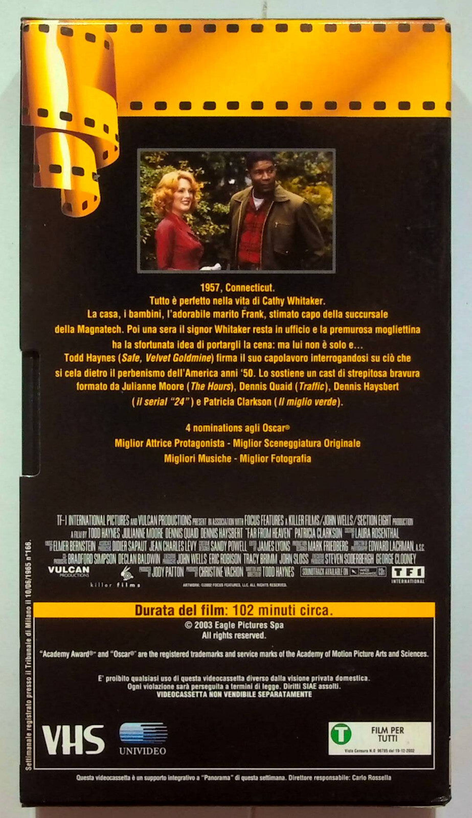 EBOND Lontano Dal Paradiso Editoriale VHS VH000117