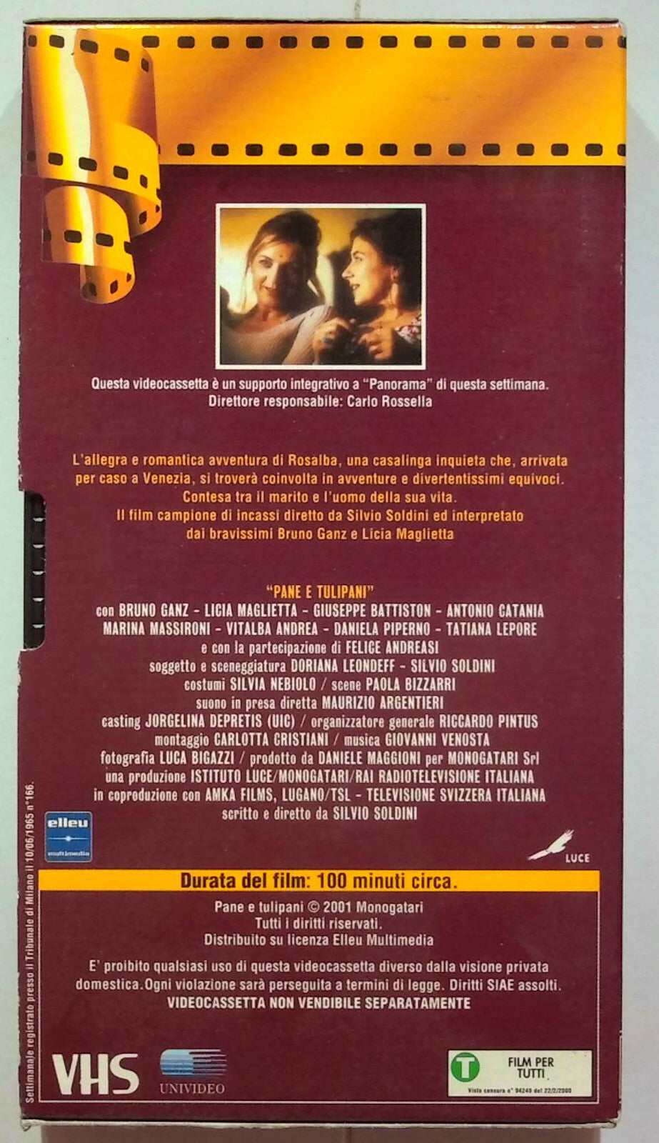 EBOND Pane e Tulipani Editoriale VHS VH000127