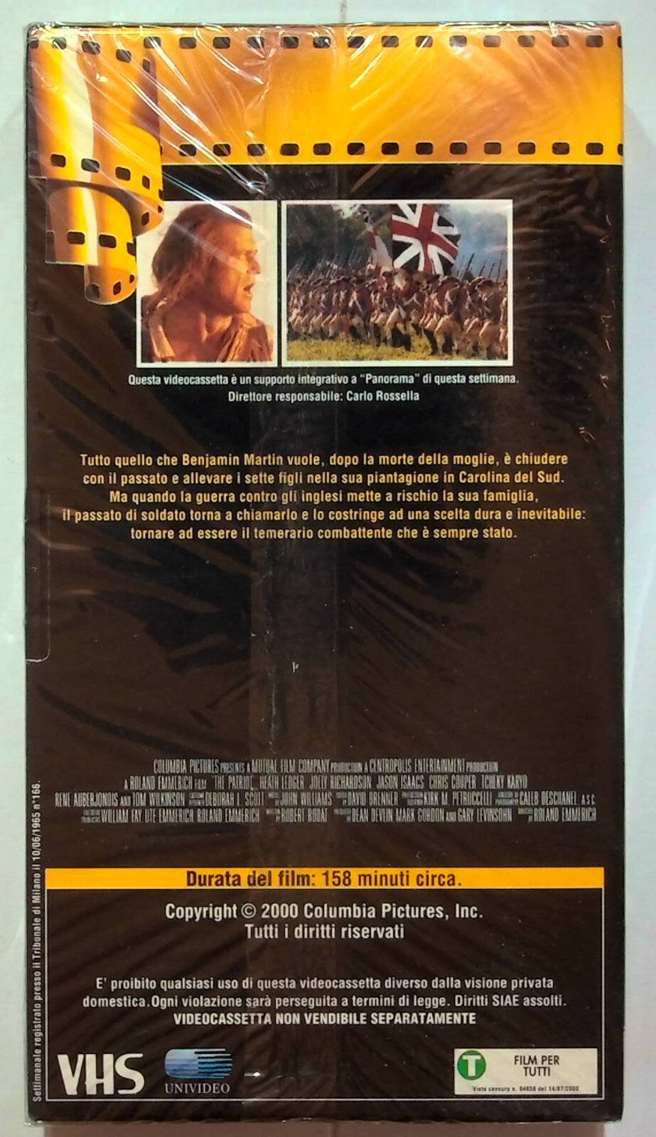 EBOND Il Patriota Editoriale VHS VH000136