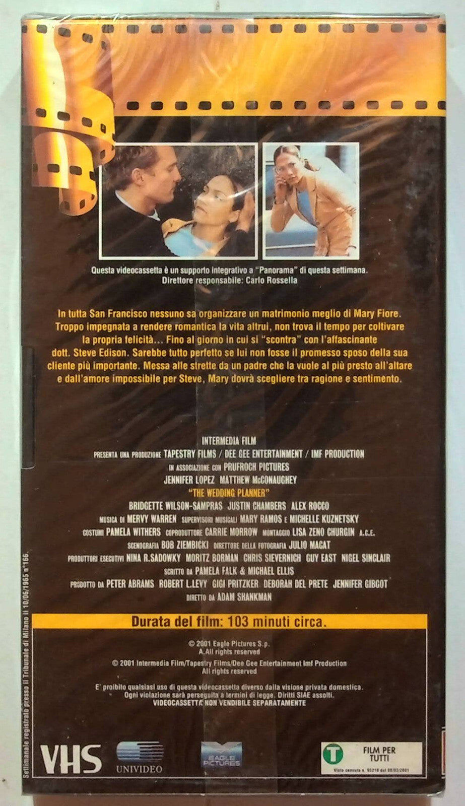 EBOND The Wedding Planner - Prima o Poi Mi Sposo Editoriale VHS VH000158