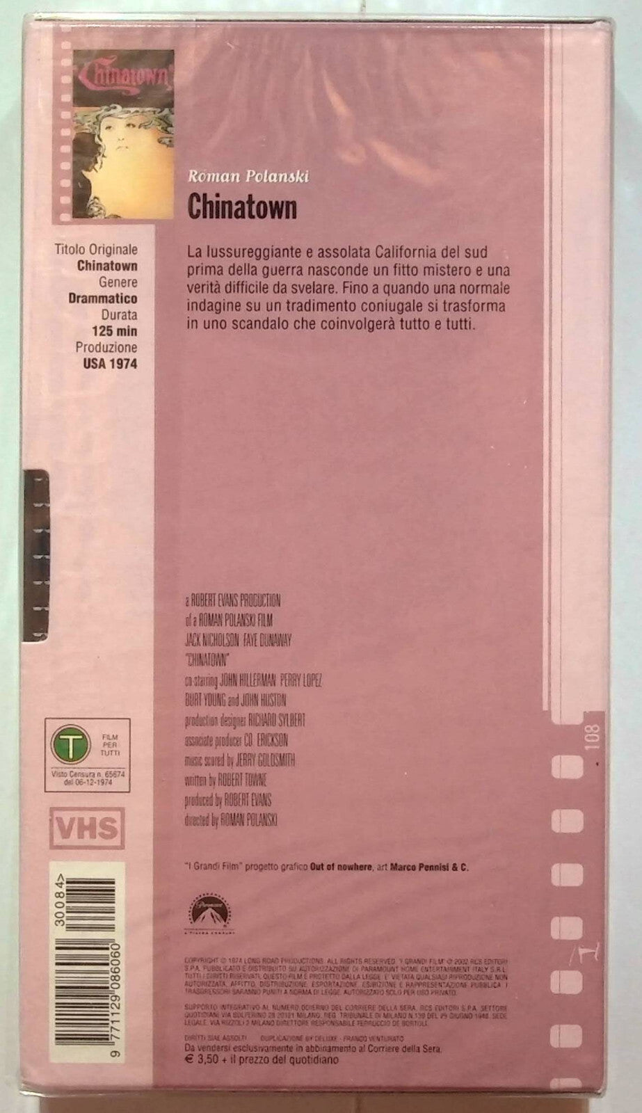 EBOND Chinatown Editoriale VHS VH000168