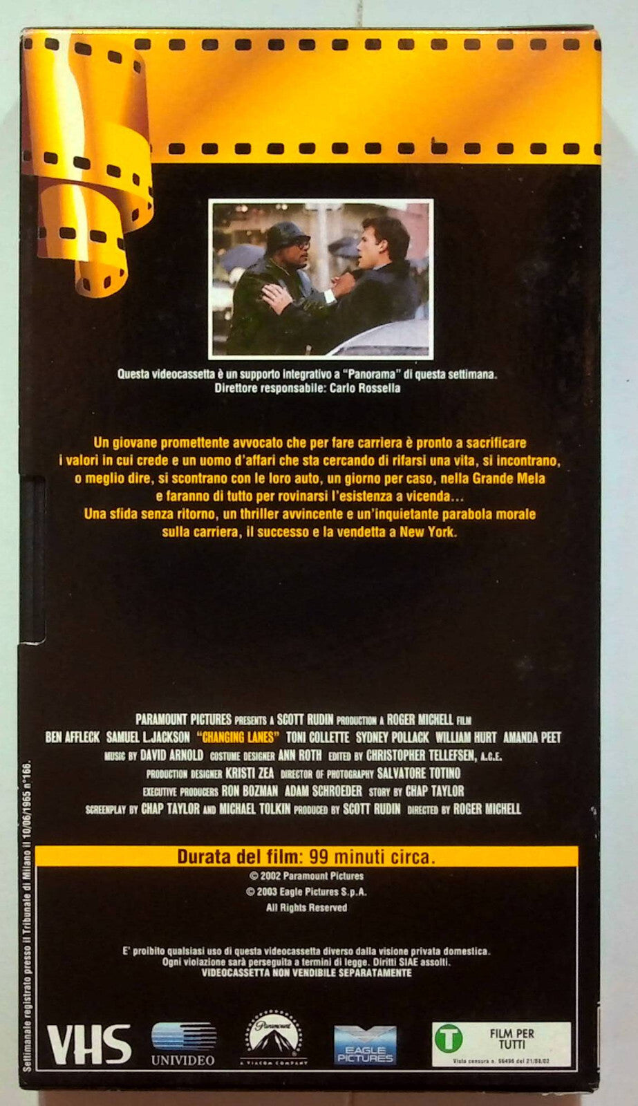 EBOND Ipotesi Di Reato Editoriale VHS VH000169