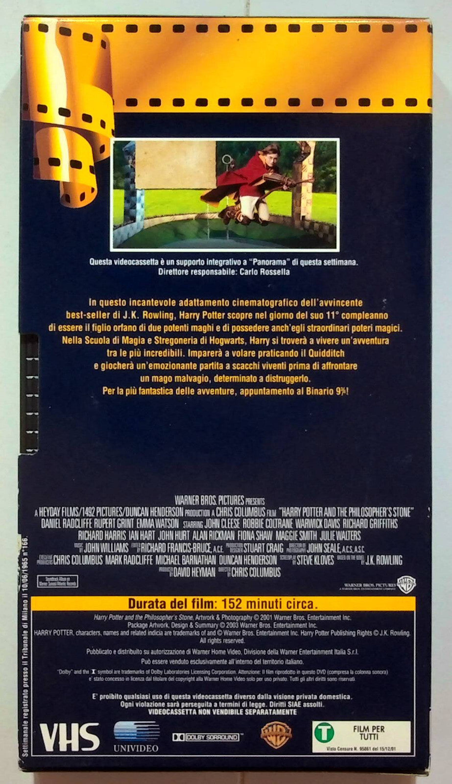 EBOND Harry Potter E La Pietra Filosofale Editoriale VHS VH000178