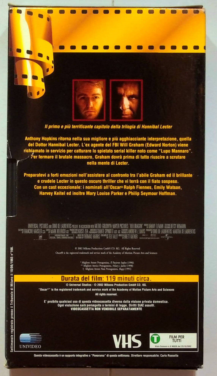 EBOND Red Dragon Editoriale VHS VH000185