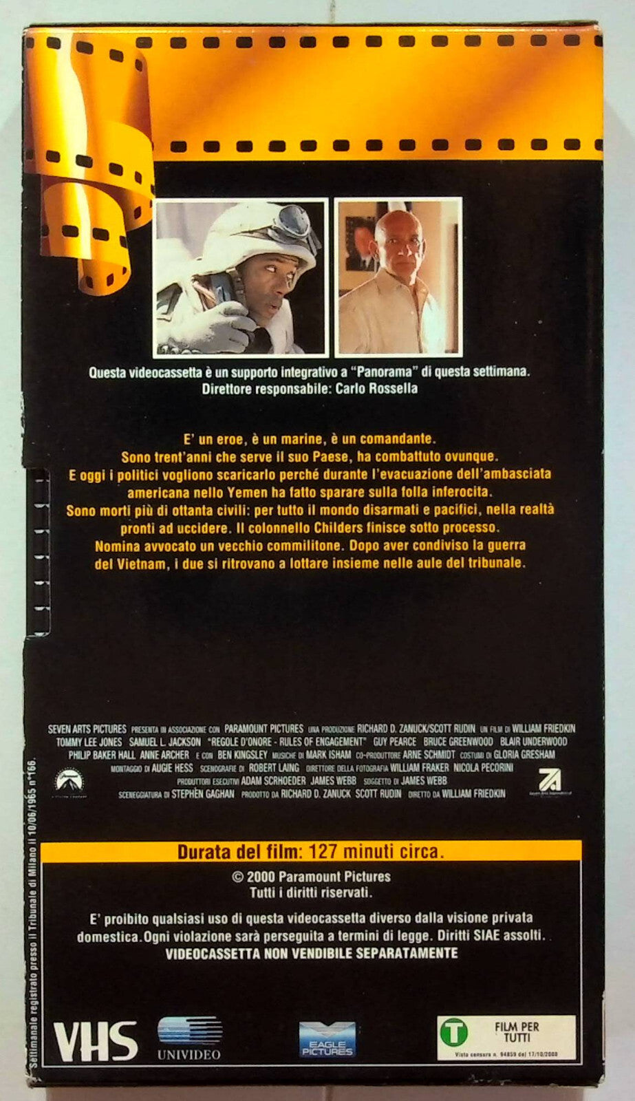 EBOND Regole D'onore Editoriale VHS VH000187