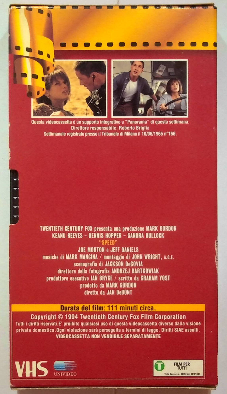 EBOND Speed Editoriale VHS VH000189