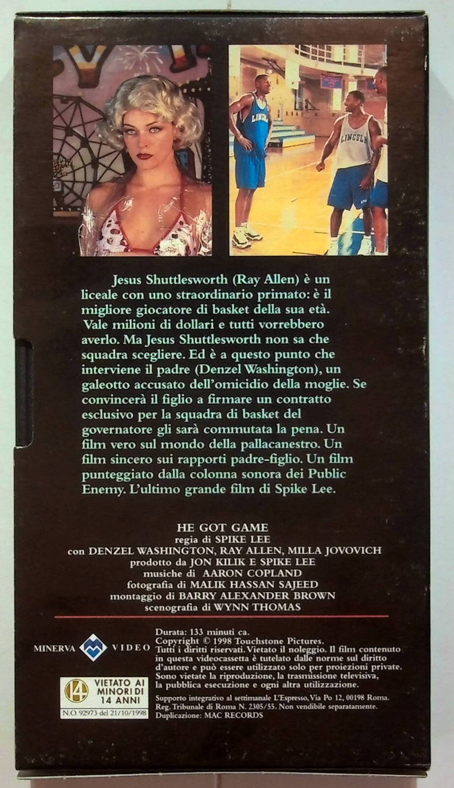 EBOND He Got Game Editoriale VHS VH000202