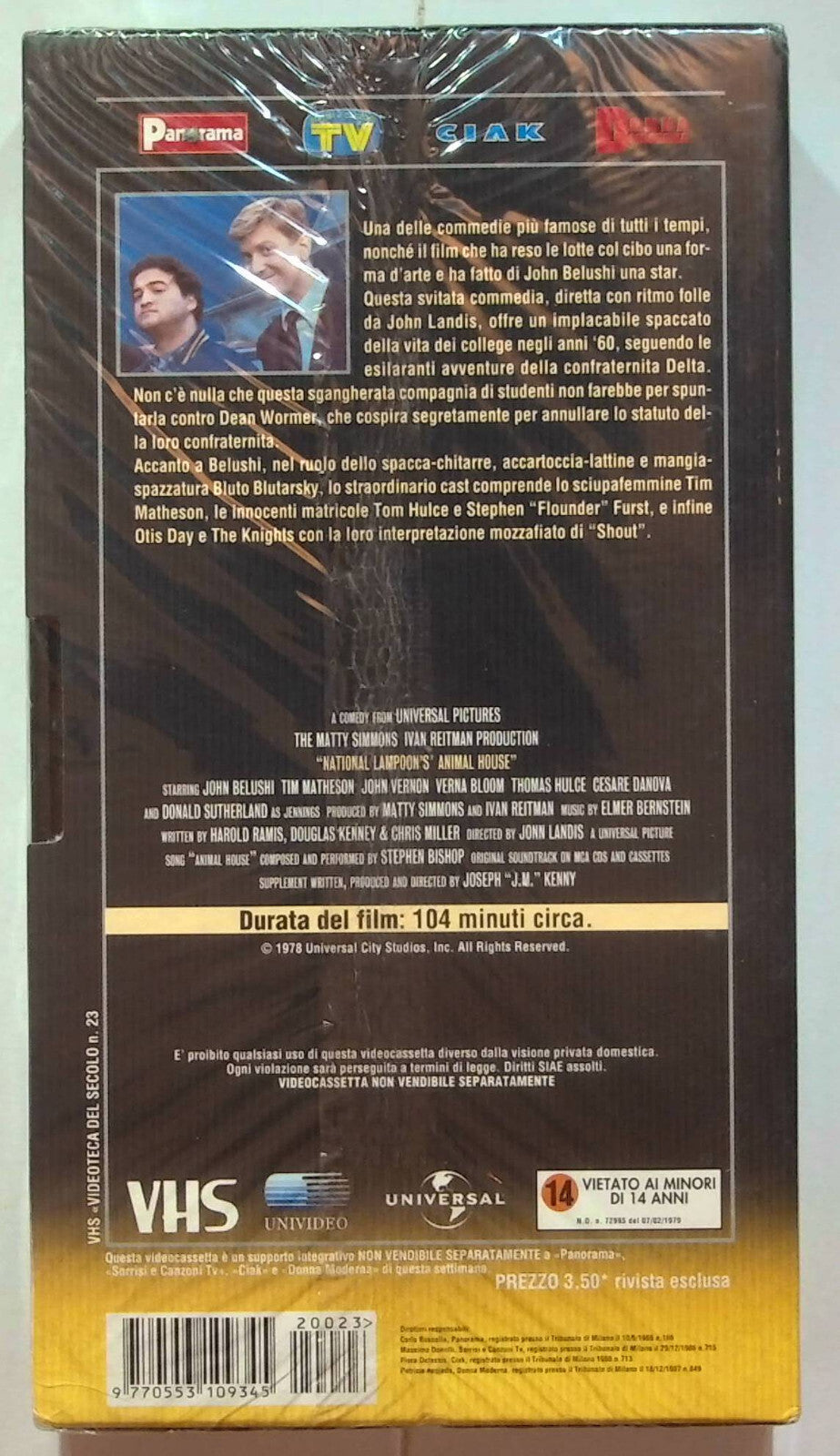 EBOND Animal House Editoriale VHS VH000204