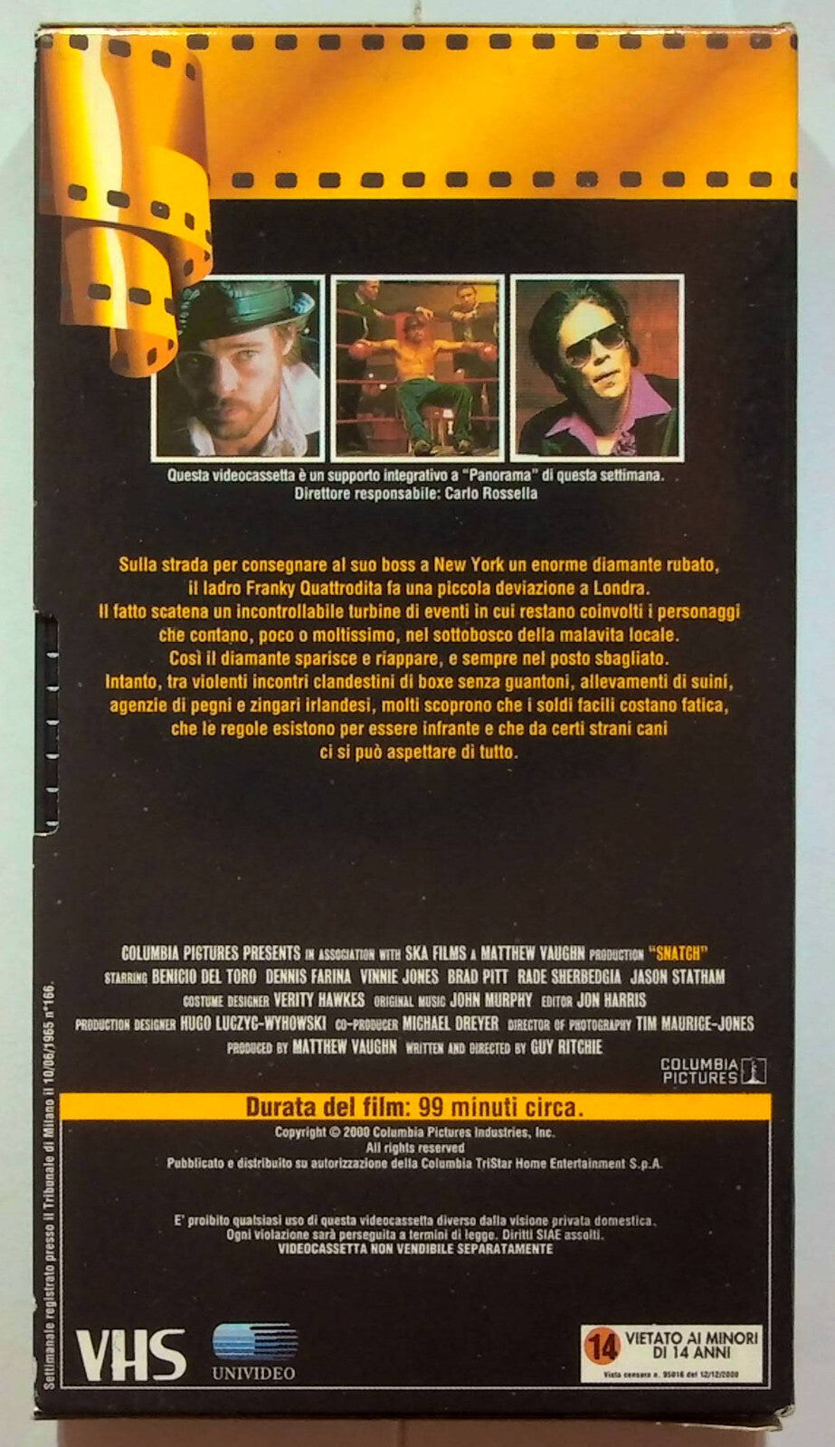 EBOND Snatch Lo Strappo Editoriale VHS VH000205