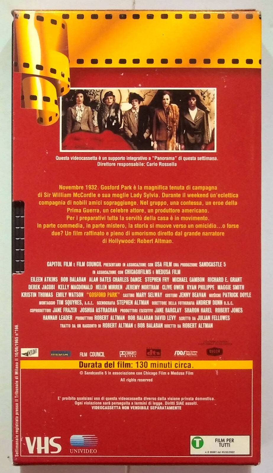 EBOND Gosford Park Editoriale VHS VH000210