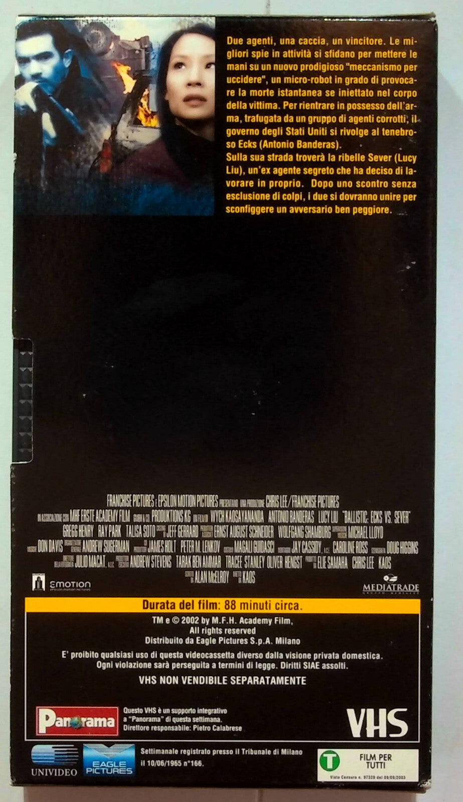 EBOND Ballistic Editoriale VHS VH000214