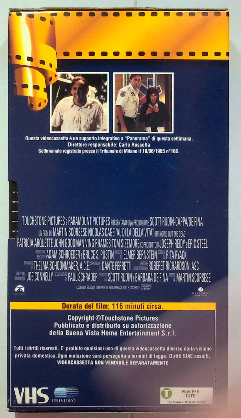 EBOND Al Di La Della Vita Editoriale VHS VH000218