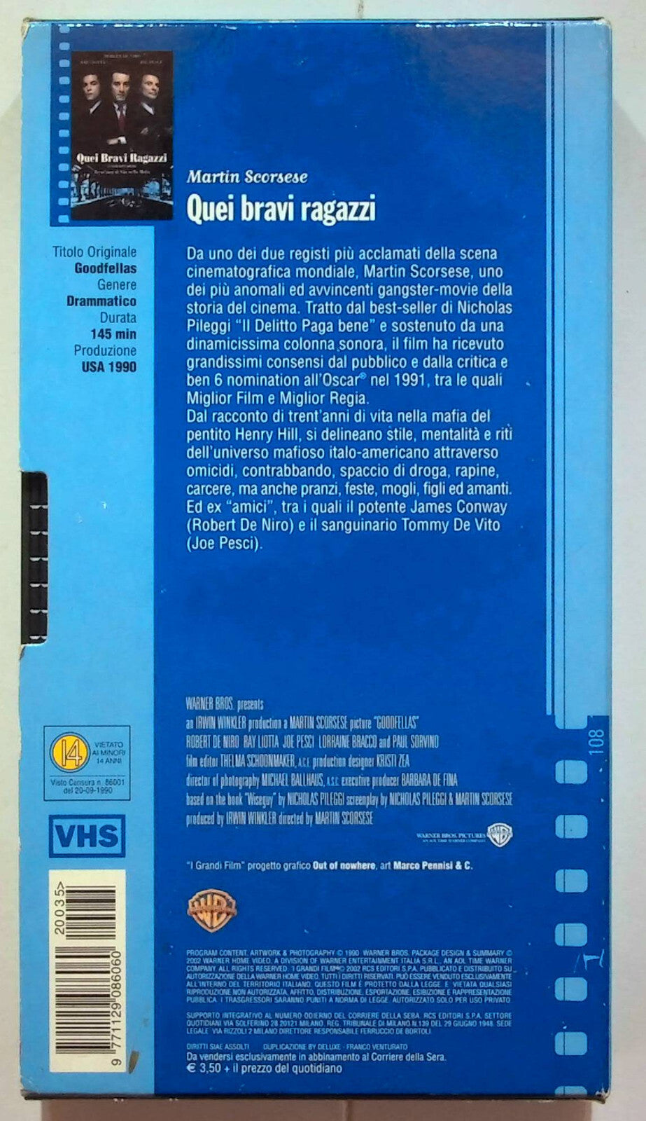 EBOND Quei Bravi Ragazzi Editoriale VHS VH000226