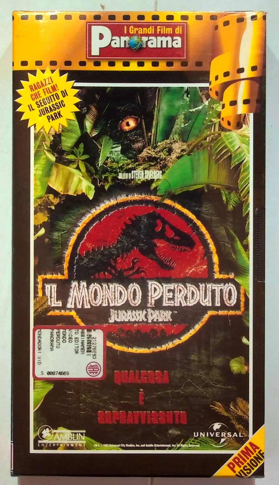 EBOND Il Mondo Perduto - Jurassic Park Editoriale VHS VH000232