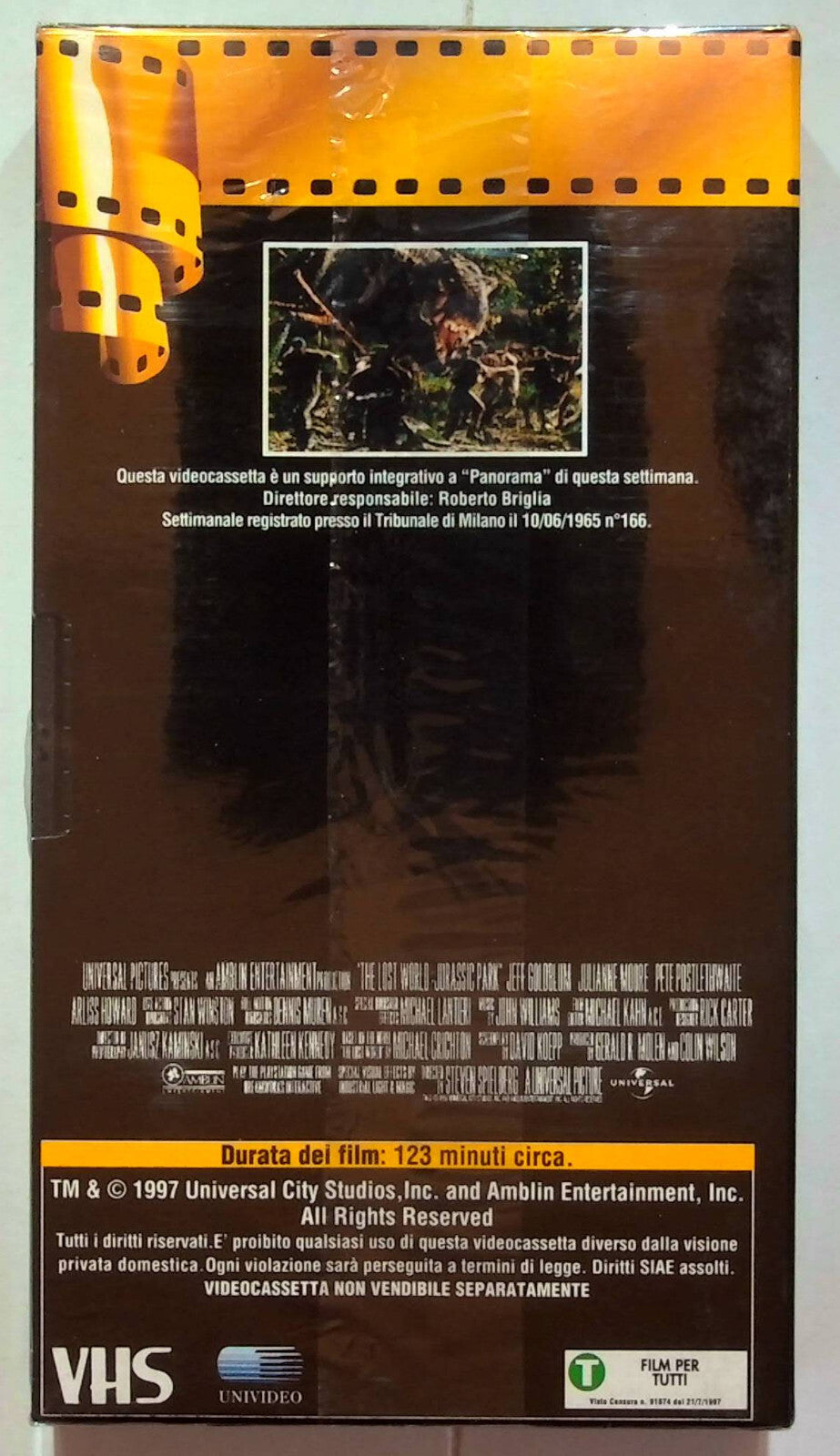 EBOND Il Mondo Perduto - Jurassic Park Editoriale VHS VH000232