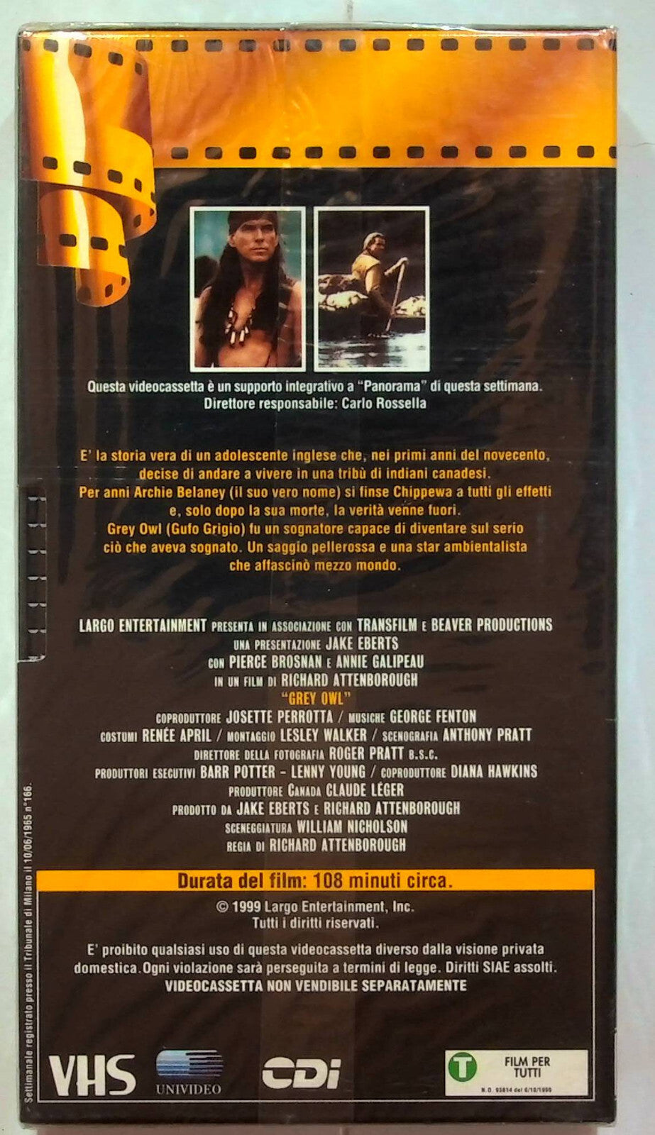 EBOND Grey Owl Editoriale VHS VH000234