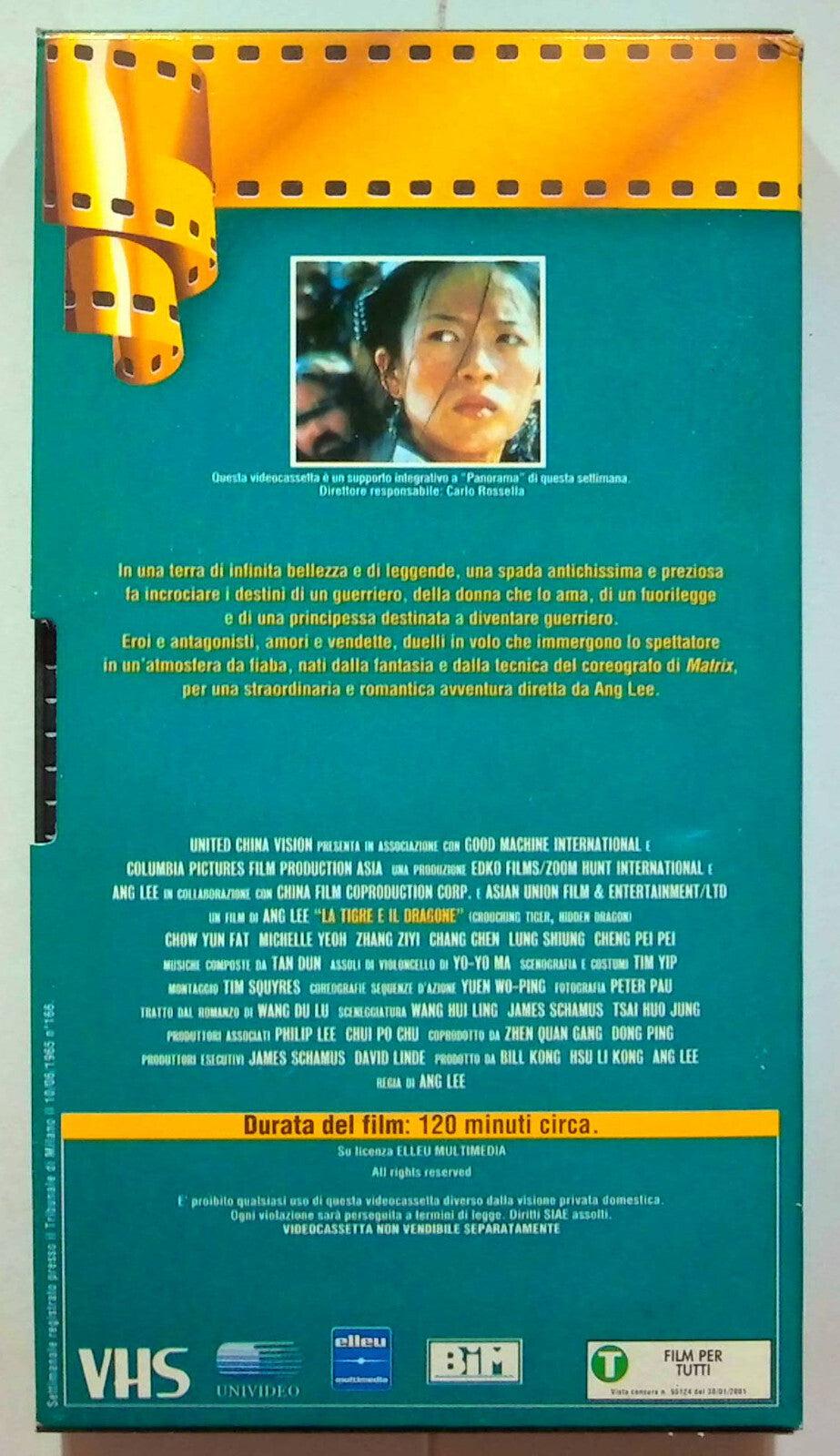 EBOND La Tigre E Il Dragone Editoriale VHS VH000237