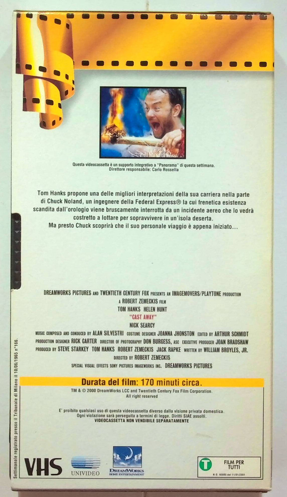 EBOND Cast Away Editoriale VHS VH000241