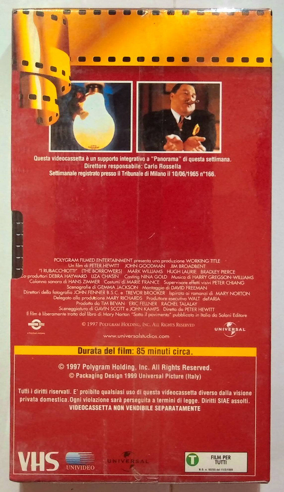 EBOND I Rubacchiotti Editoriale VHS VH000275