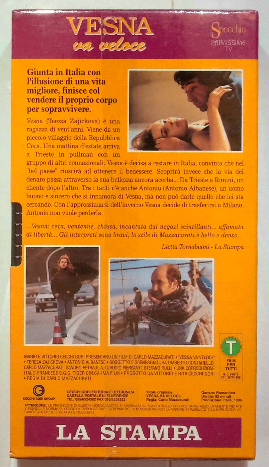 EBOND Vesna Va Veloce Editoriale VHS VH000285