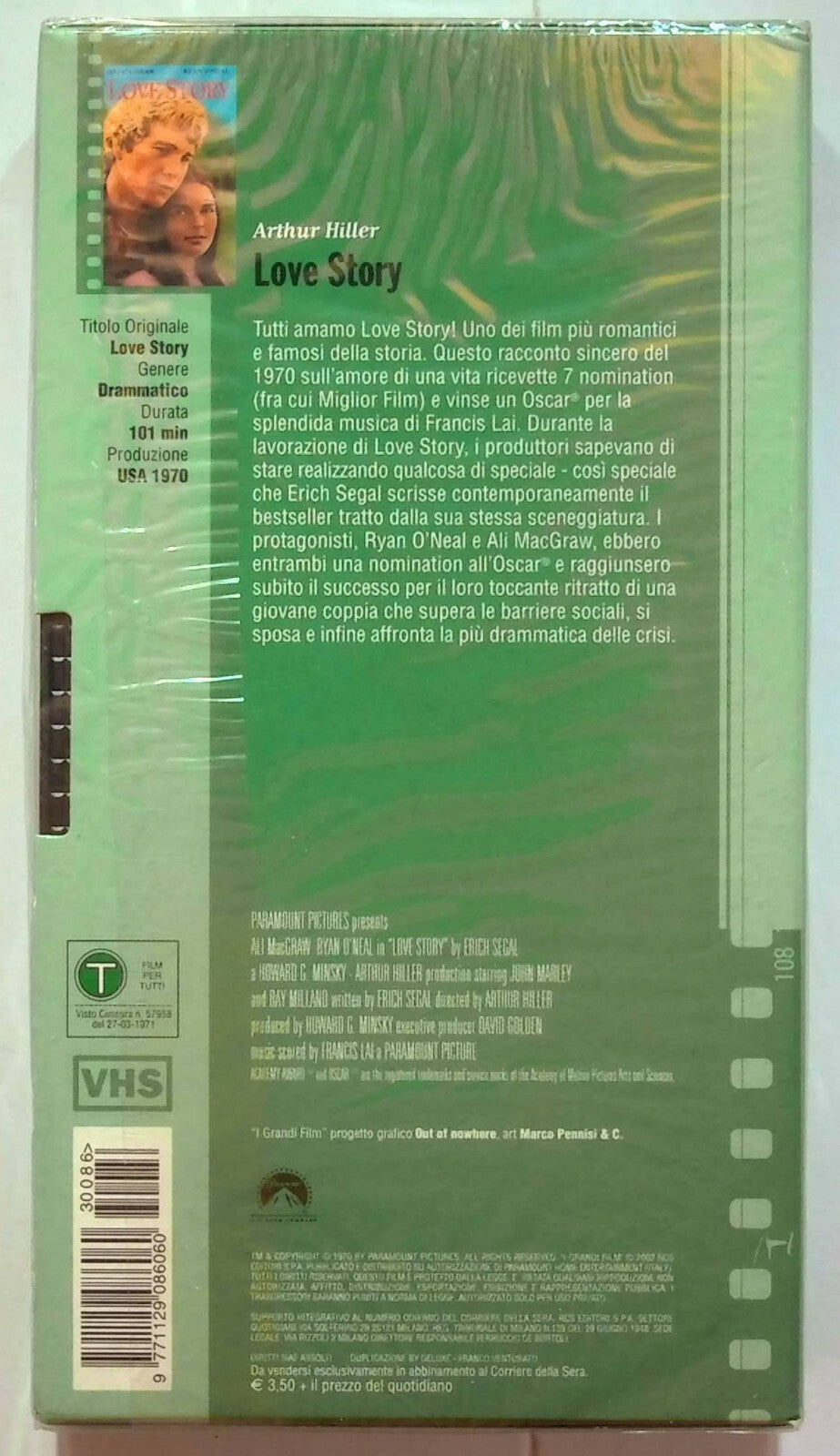 EBOND Love Story Editoriale VHS VH000287