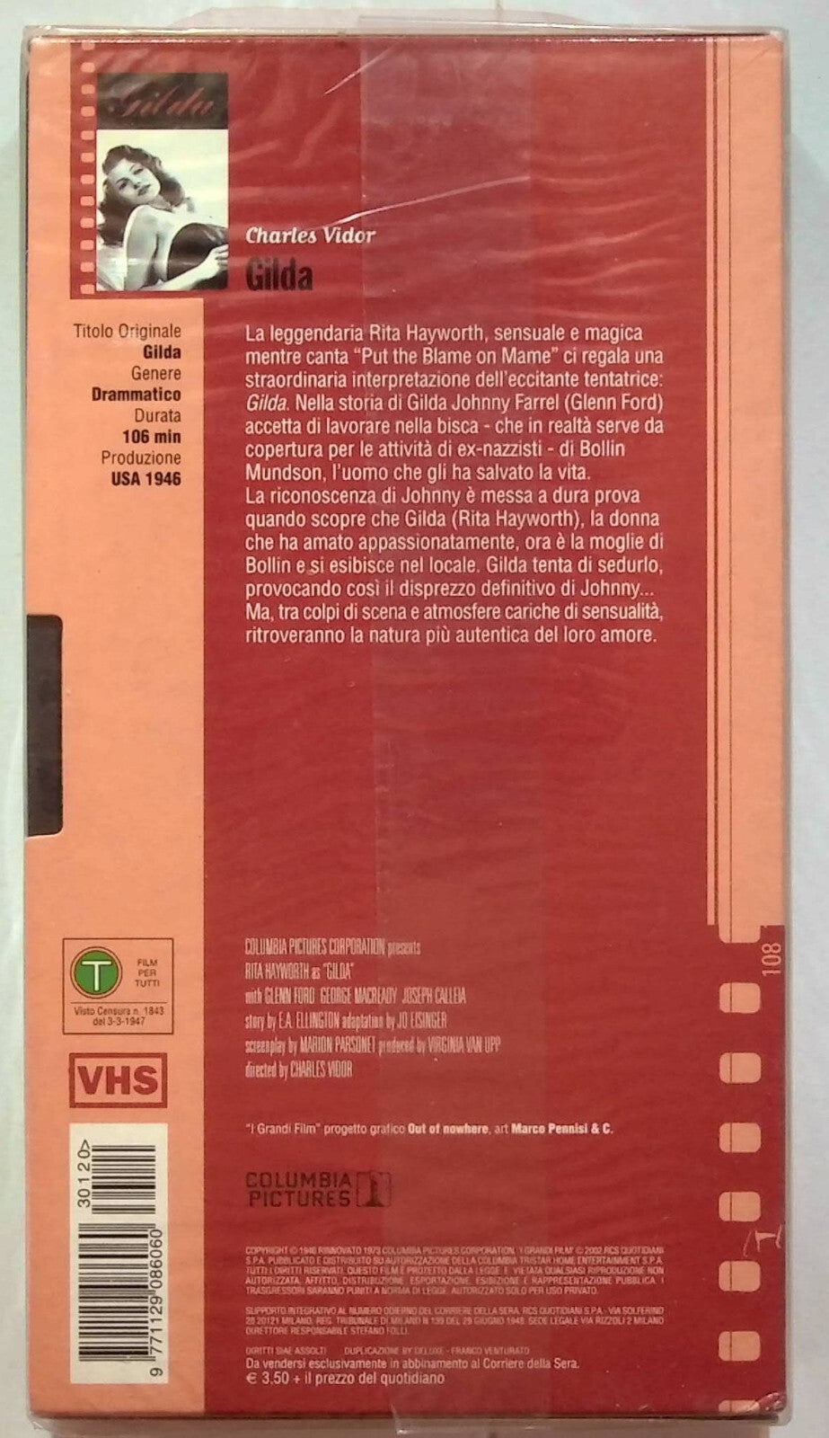 EBOND Gilda Editoriale VHS VH000293