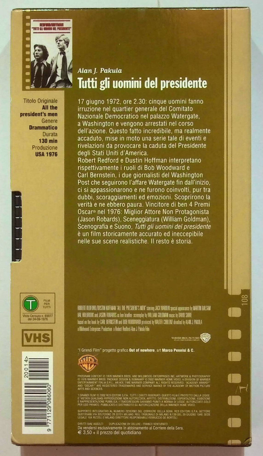 EBOND Tutti Gli Uomini Del Presidente Editoriale VHS VH000301