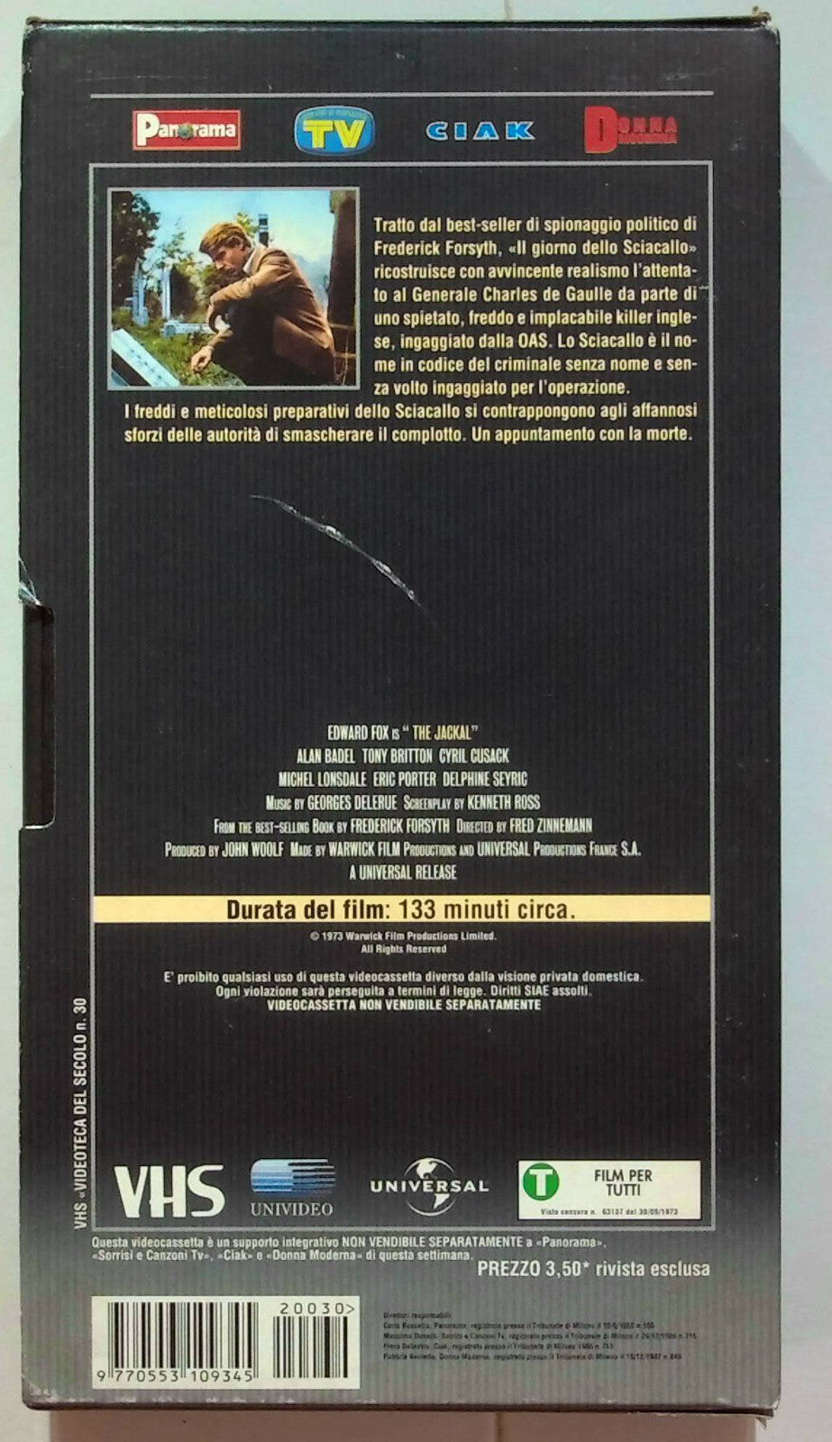 EBOND Il Giorno Dello Sciacallo Editoriale VHS VH000302