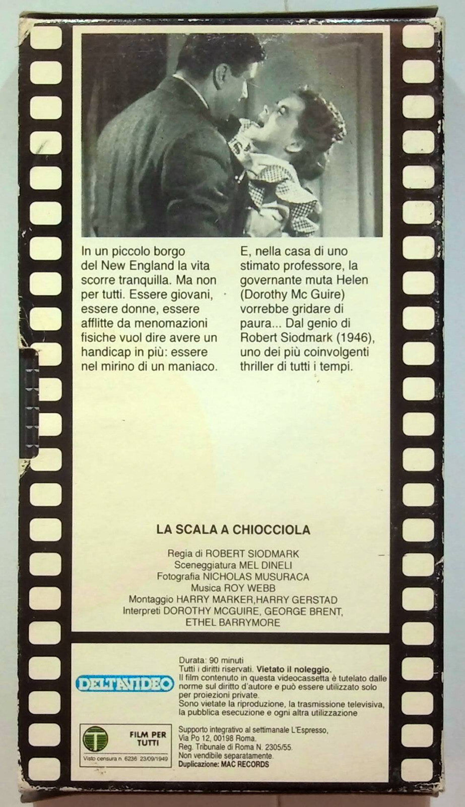 EBOND La Scala A Chiocciola Editoriale VHS VH000306