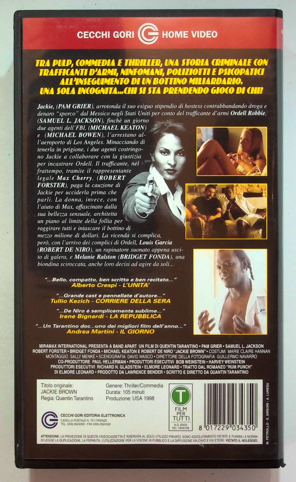 EBOND Jackie Brown VHS VH000327