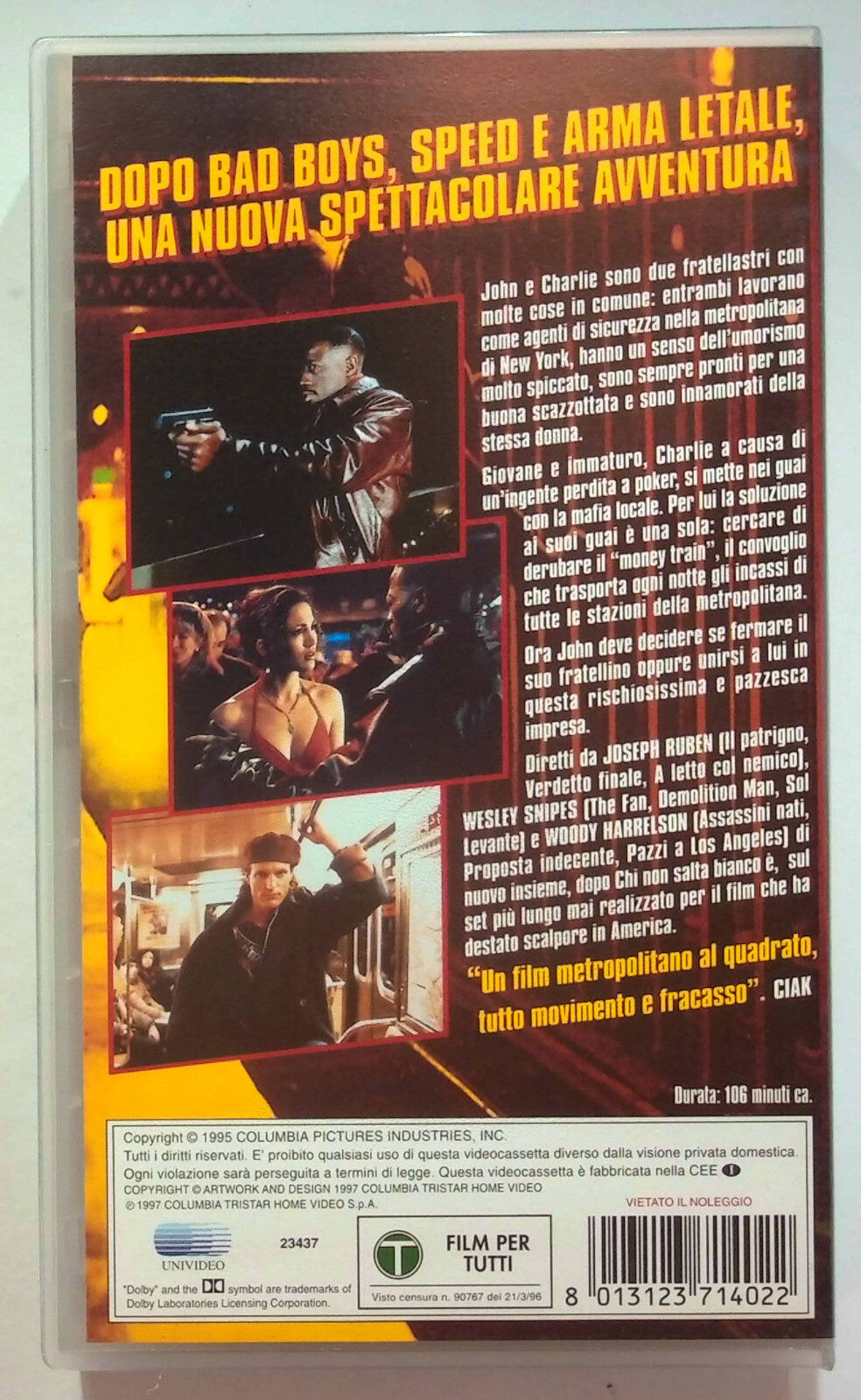 EBOND Money Train VHS VH000333