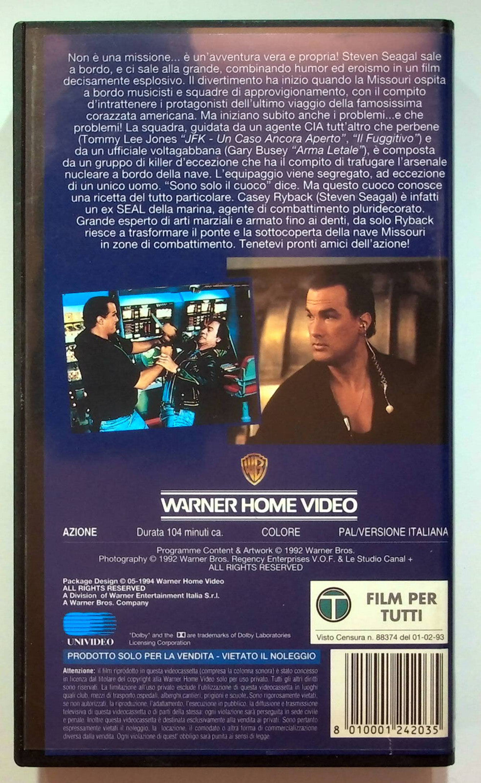 EBOND Trappola In Alto Mare VHS VH000374