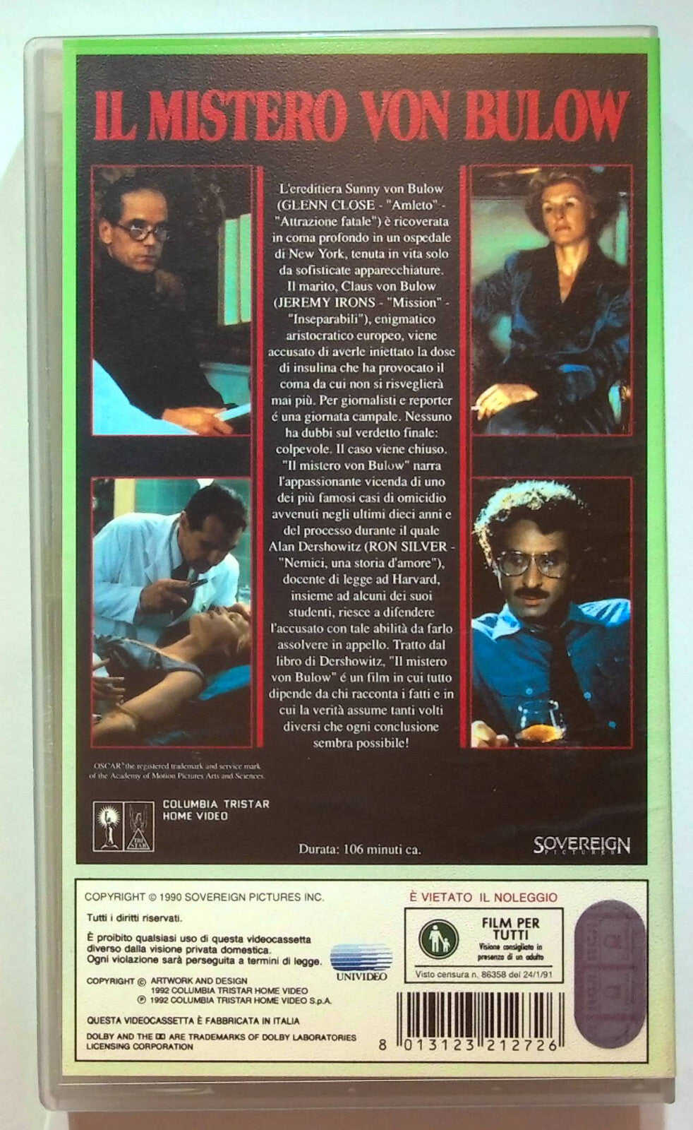 EBOND Il Mistero Di Von Bulow VHS VH000410