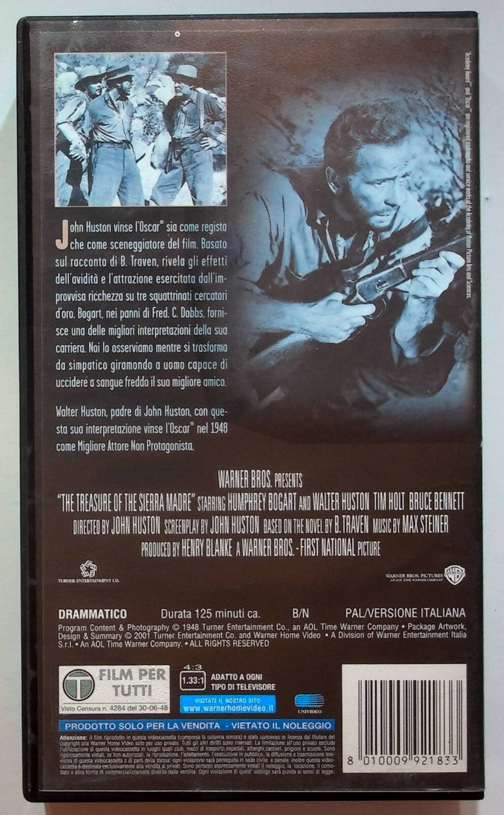 EBOND Il Tesoro Della Sierra Madre VHS VH000455