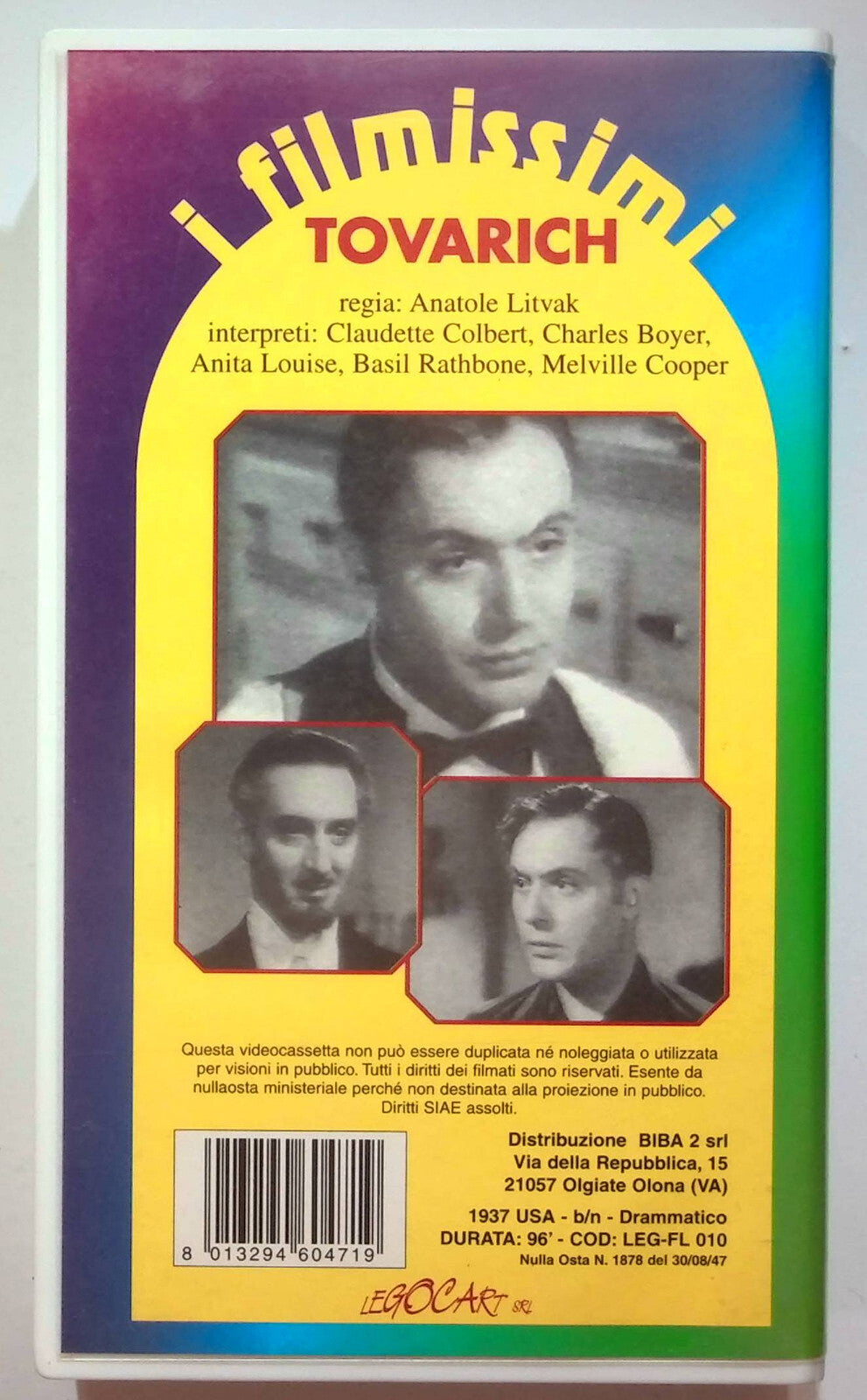 EBOND Tovarich VHS VH000456