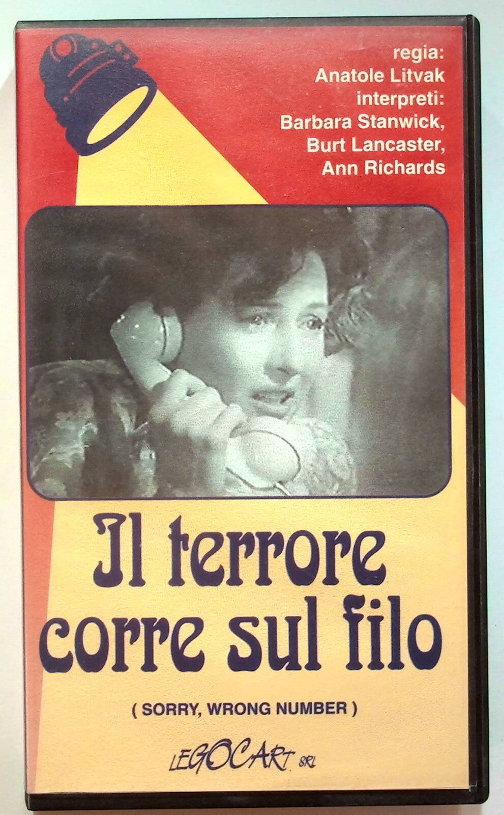EBOND Il Terrore Corre Sul Filo VHS VH000476