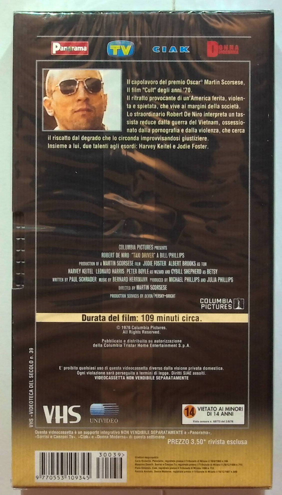 EBOND Taxi Driver Editoriale VHS VH000509