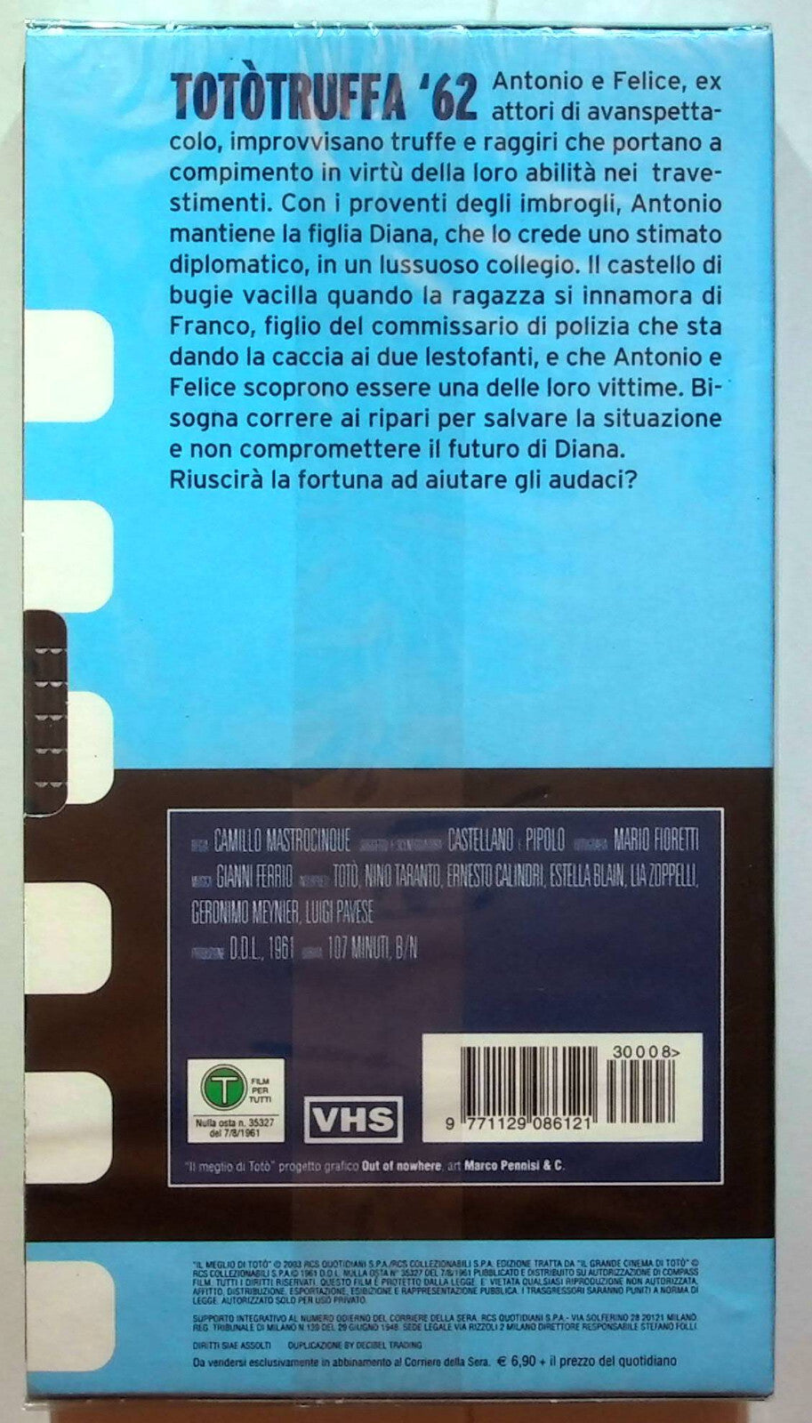 EBOND Tototruffa '62 Editoriale VHS VH000564