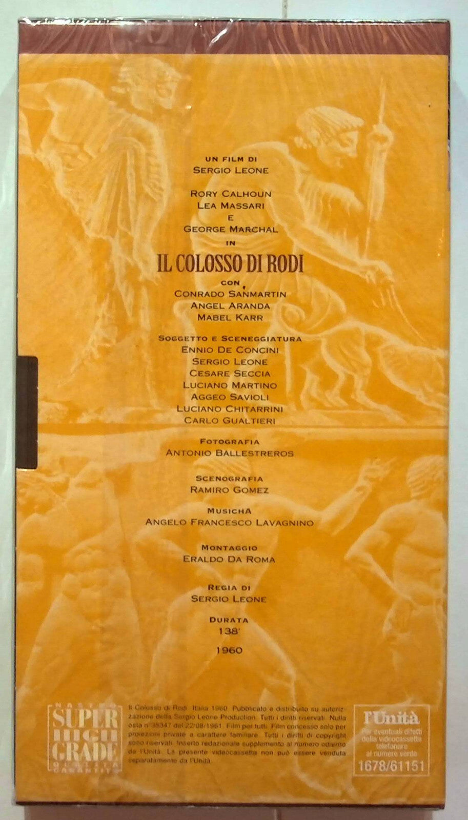 EBOND Il Colosso Di Rodi Editoriale VHS VH000578