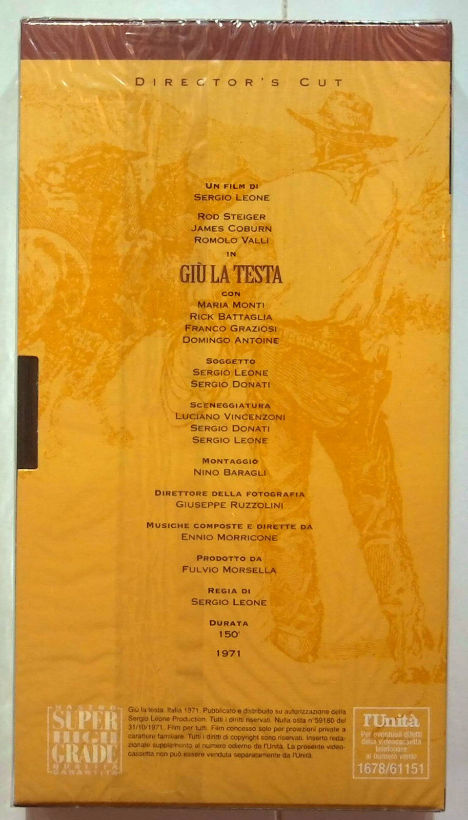 EBOND Giu La Testa Editoriale VHS VH000579