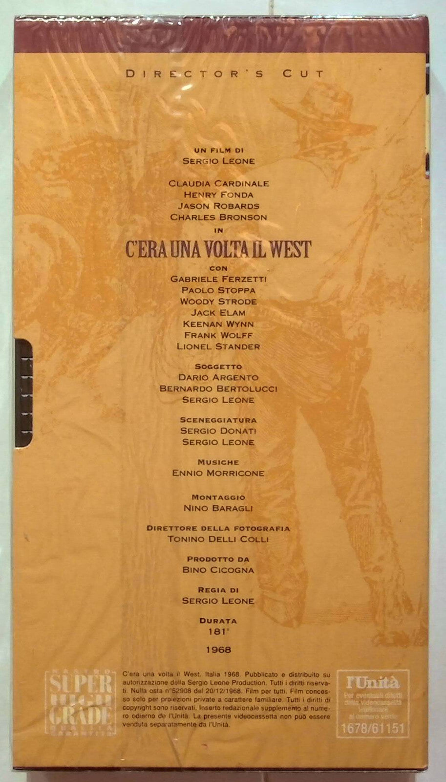 EBOND C'era Una Volta Il West Editoriale VHS VH000580