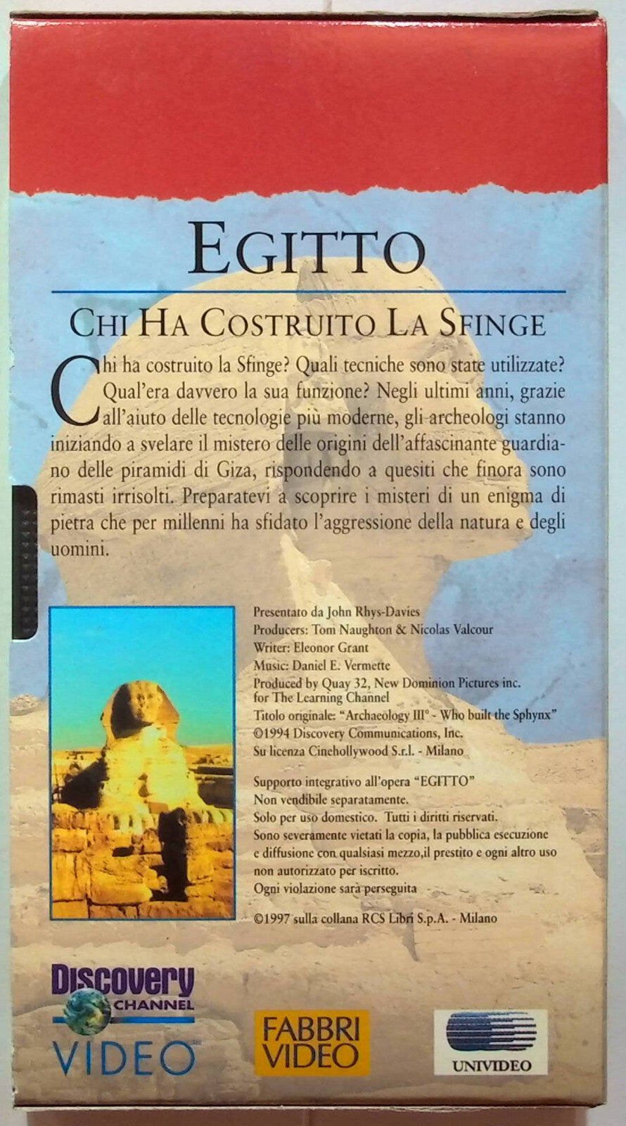 EBOND Egitto - Chi Ha Costruito La Sfinge Volume 3 Editoriale VHS VH000609